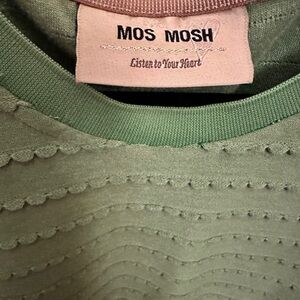 Mos Mosh Green Textured Top